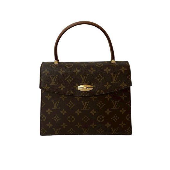 LOUIS VUITTON Brown Monogram Leather Tote Bag - Picture 1 of 10